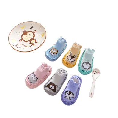 

Children's floor socks shoes Pure cotton thin baby shoes Baby toddler socks shoes Indoor non-slip, Multi-colors