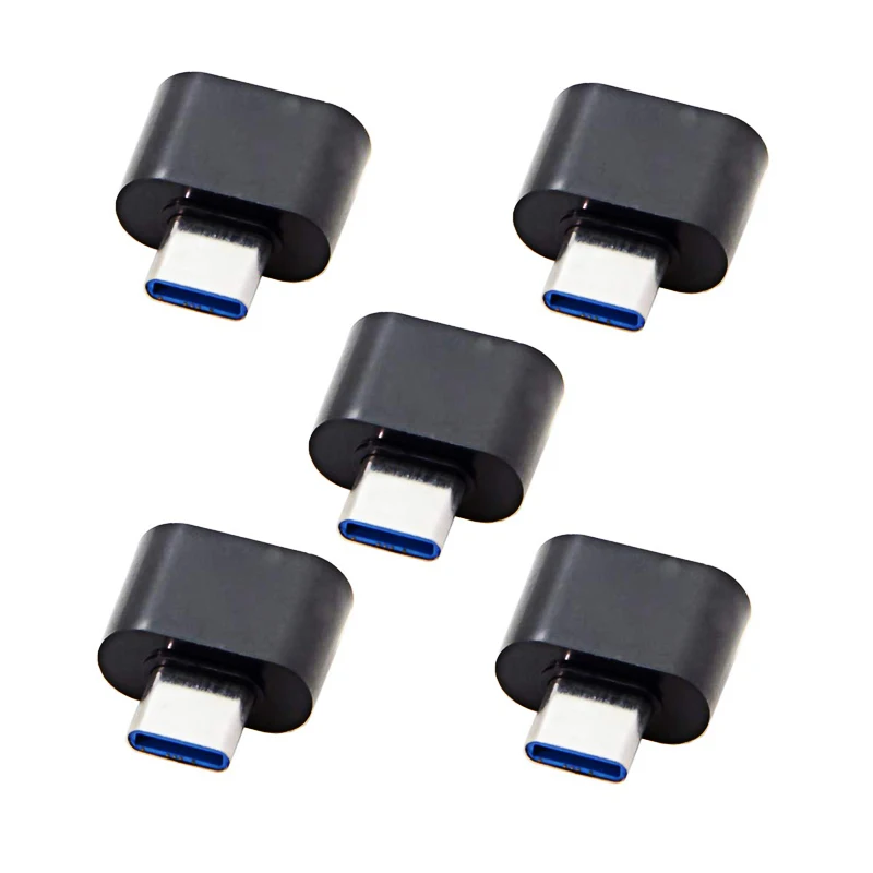 

Mini USB 2.0 to Type c otg Adapter connector, Black.white