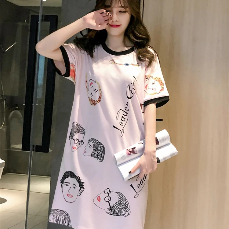 

Baju Tidur Hot Sale Wholesale Cartoon Animal Women Pajamas Dress Pijamas Feminino Sleepwear