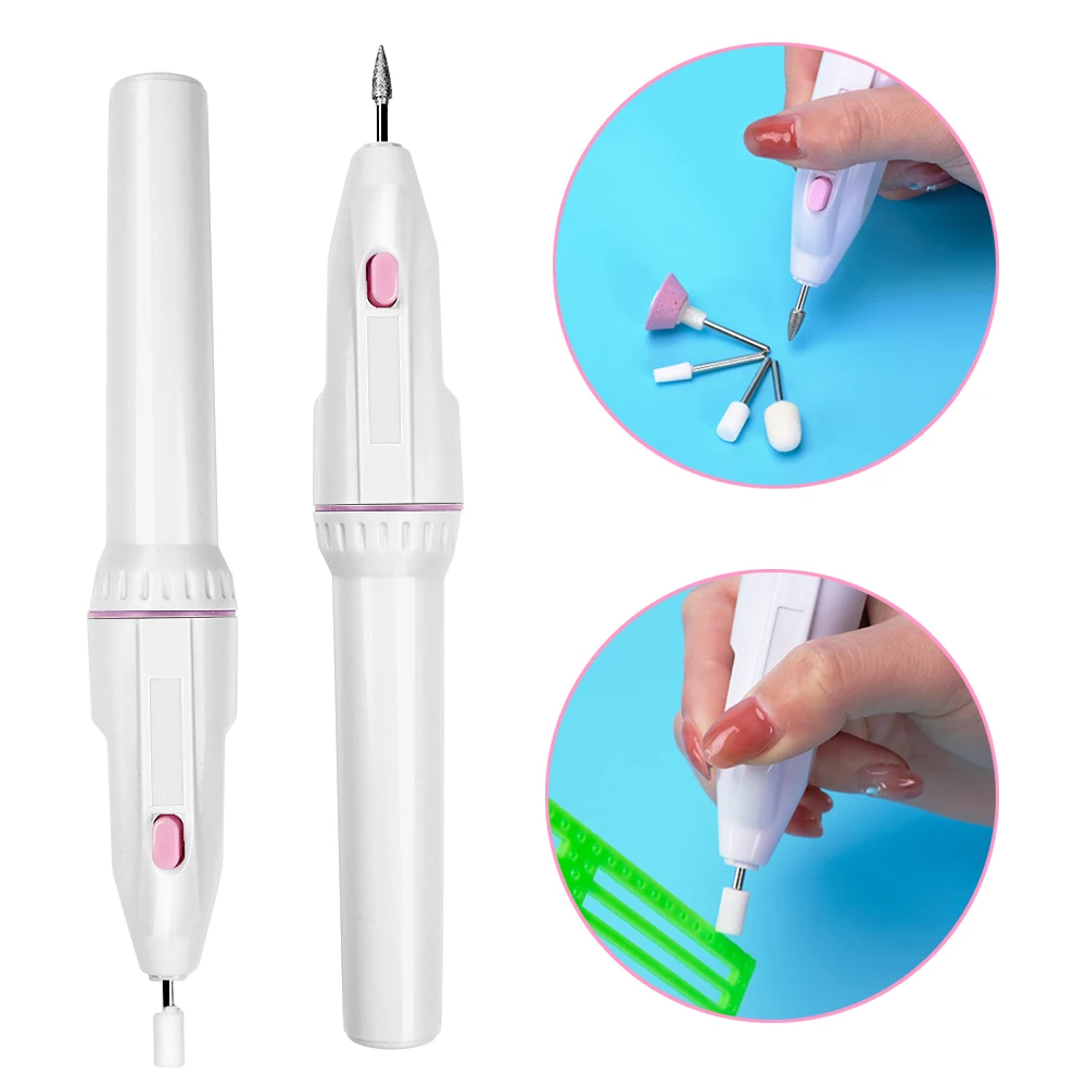 

Professional Manicure Nail Drill File Grinder Grooming Kit electric nail buffer polisher 5 in1