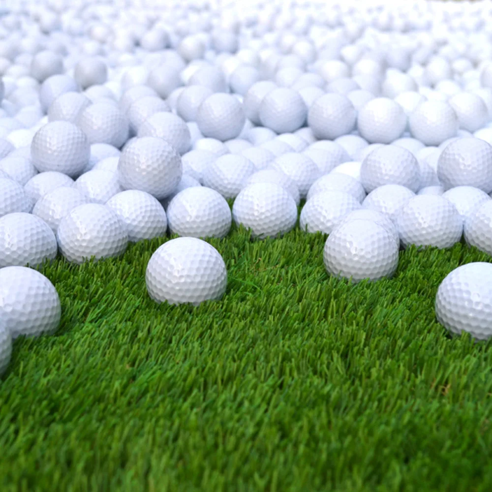 

Amazon Oem Wholesale Course Recycled Used Range 4 Piece Practice Golf Balls, White or customized