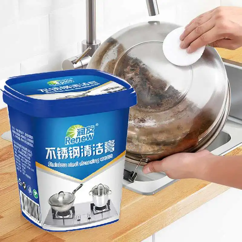 

Wholesale customized bulk steel oven&cookware cleaner Dishwashing cream, White