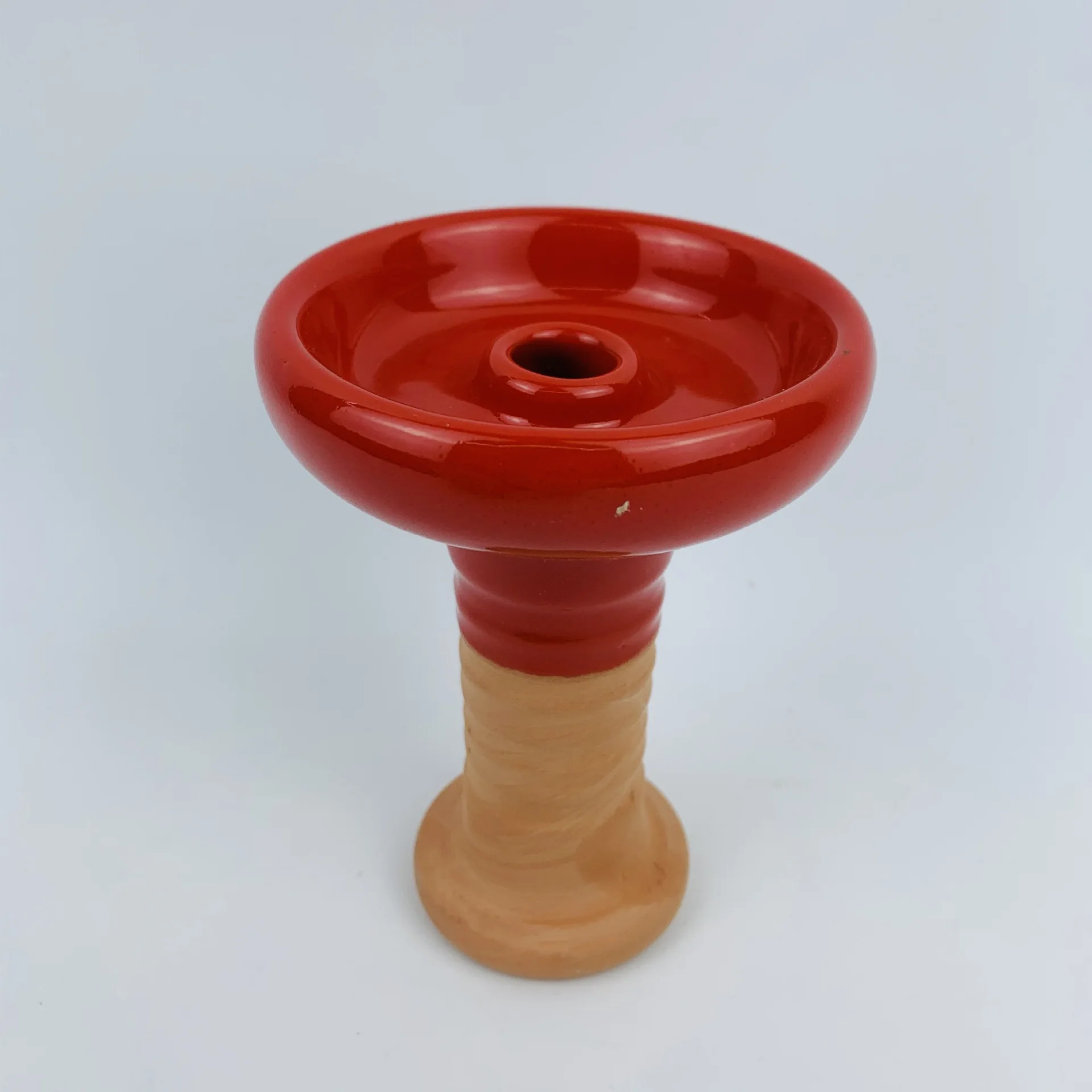 

2021 Hot Wholesale Custom hookah Stone ceramic bowl oblako hookah bowl, Red