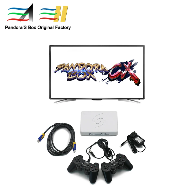 

Pandora Box DX motherboard 2 Players wired gamepad Set wireless joypad Retro Hd ArcadeVideo Game Console