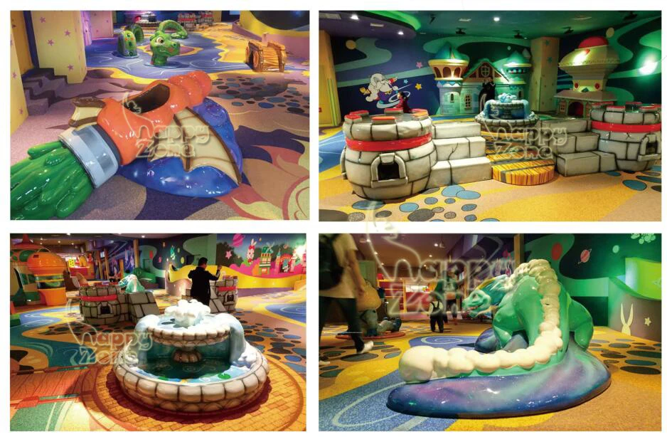 Soft Sculpted Foam Play Area Indoor Playground Tuff Stuff For