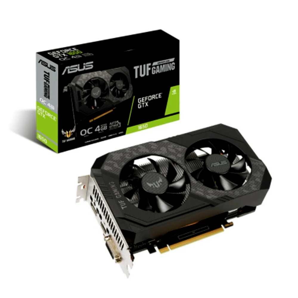 

Hot Sale Graphics Card TUF Gaming GeForce GTX 1650 OC 4GB GDDR6 Graphics Card GPU GeForce GTX1650