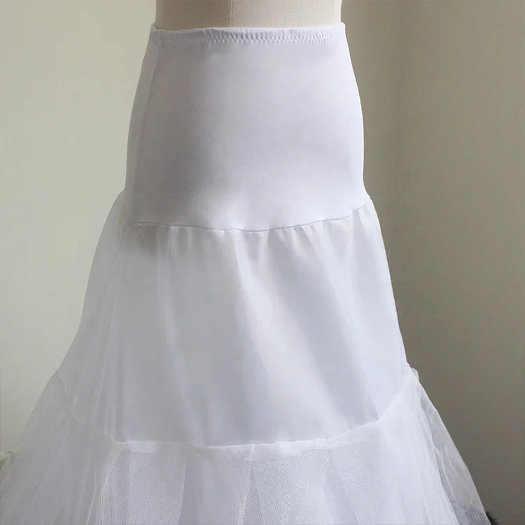 
mermaid Tulle Underskirt Petticoat with hoop for Wedding Dress 