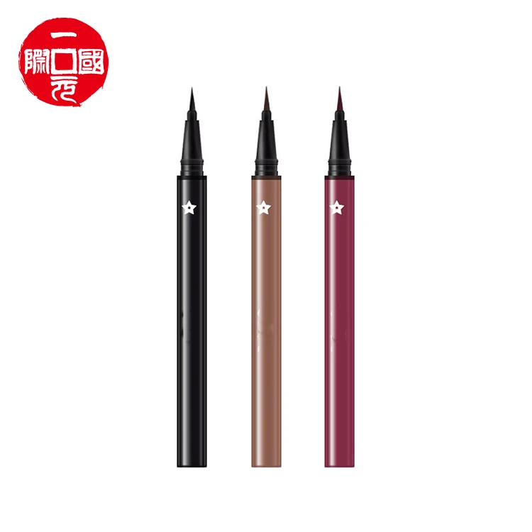 

No logo waterproof sweat proof adhesive black liquid eyeliner