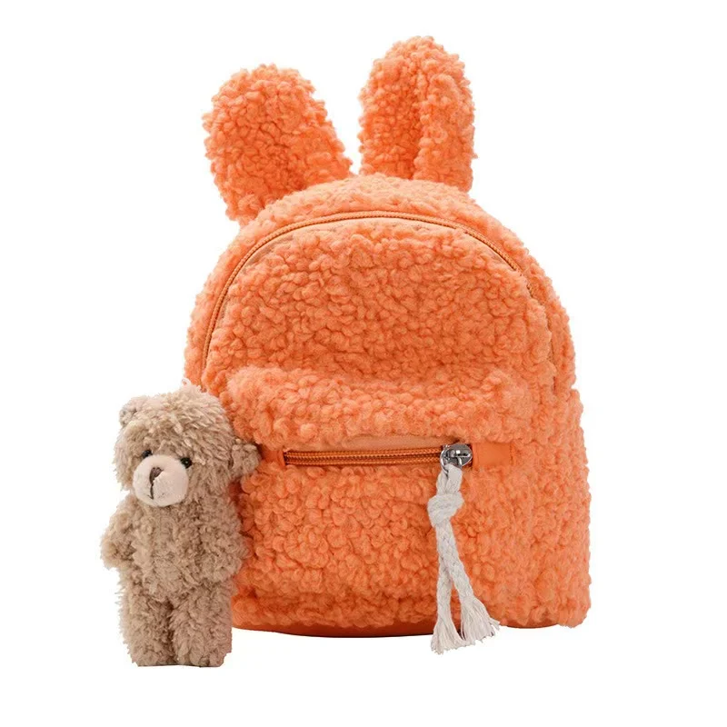 

B1112-10 Mini Backpack New Trending Plush Cute Toddler Kids Backpack School Bag