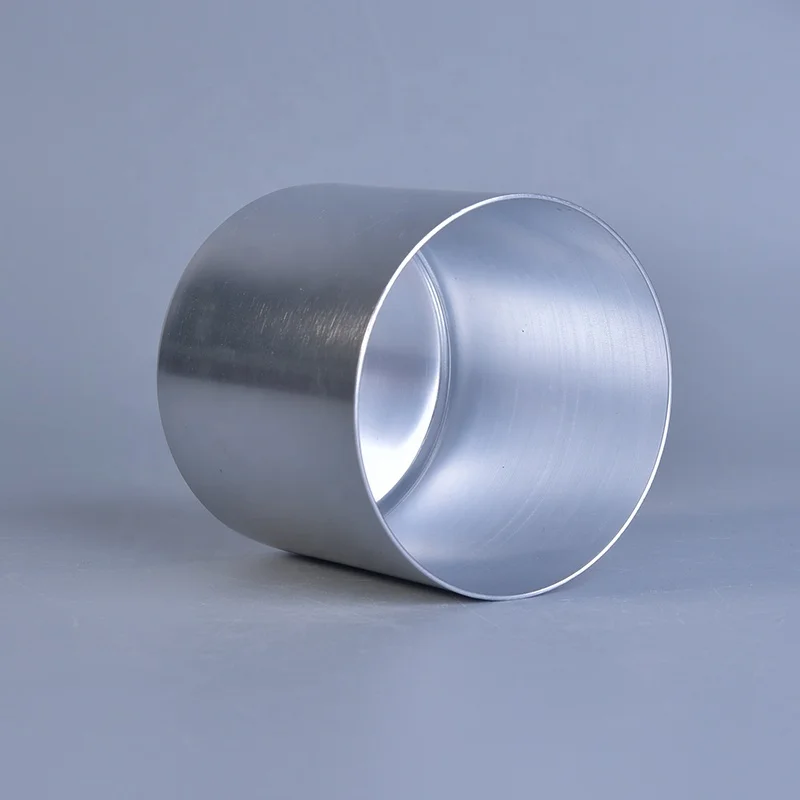 340ml Silver Candle Jars Metal Container for Soy Wax Home Decor Wholesale
