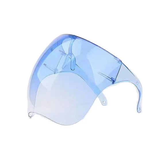 

Fashion Multicolor Plastic Face Screen Sunglasses Anti Fog Transparent Eye Faceshield Glasses