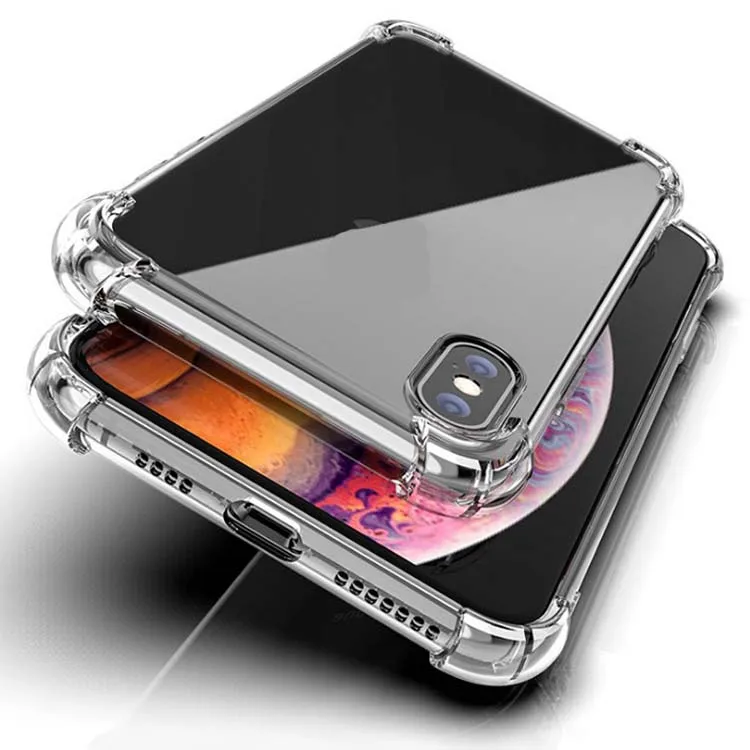 

Clear Shockproof Crystal Airbag Small Hole Design Camera Protector Soft Transparent Phone Back Cover Case for OnePlus 7T Pro