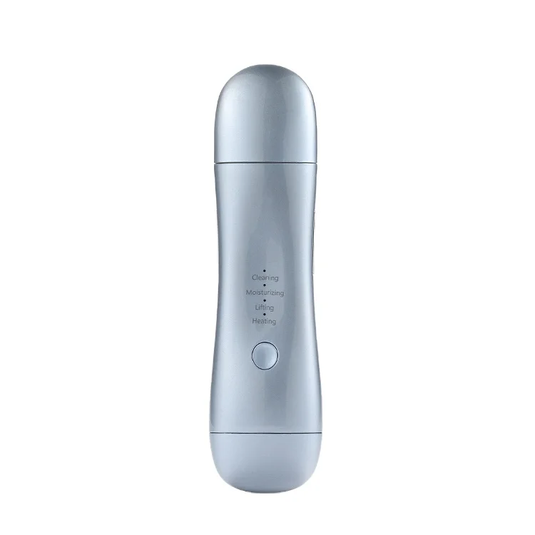 

Personal household skin scrubber oem wholesale exfoliators spatula face facial ultrasonic electric, Blue,silver or customized