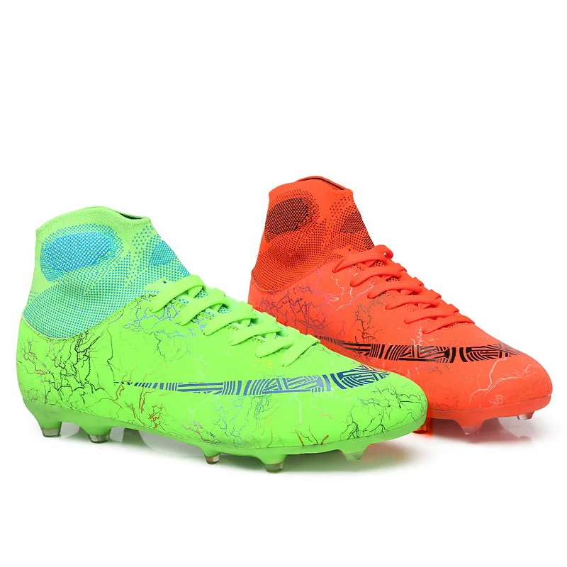 

In stock new style factory wholesale high quality outdoor Soccer men shoes hot sale Football boots or best Soccer Shoes For Men, Green,orange,blue,red