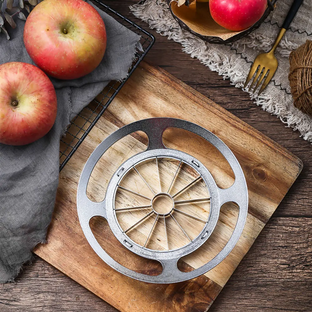 

Apple Slicer Upgraded Version 12-Blade Apple Corer, Stainless Steel Ultra-Sharp Fruit Slicer Corer Divider Kitchen Gadgets, Pink,blue