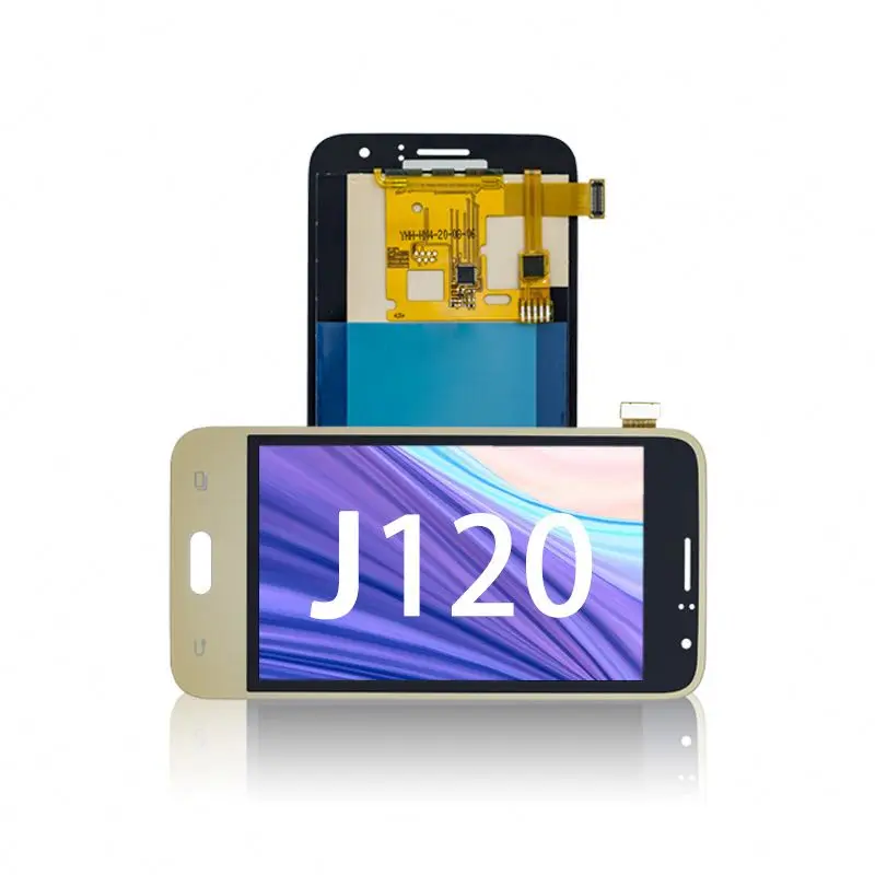 

Lcd Screen For Samsung Galaxy J1 2016 Lcd Display J120 Touch Digitizer Assembly, Black/gold