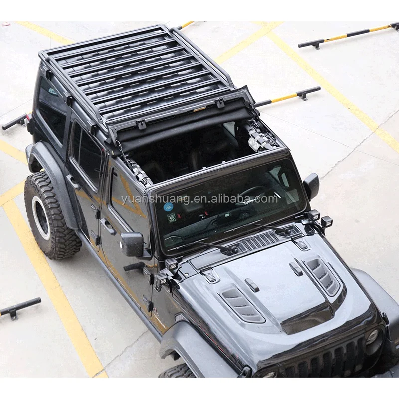 For Jeep Wrangler Jk 07-17 Accessories Aluminum Car Roof Rack Luggage  Carrier Frame Roof Rail - Buy For Jeep Wrangler Roof Rack Roof Rail,Aluminum  Car Roof Rack Luggage Carrier Frame For Jeep