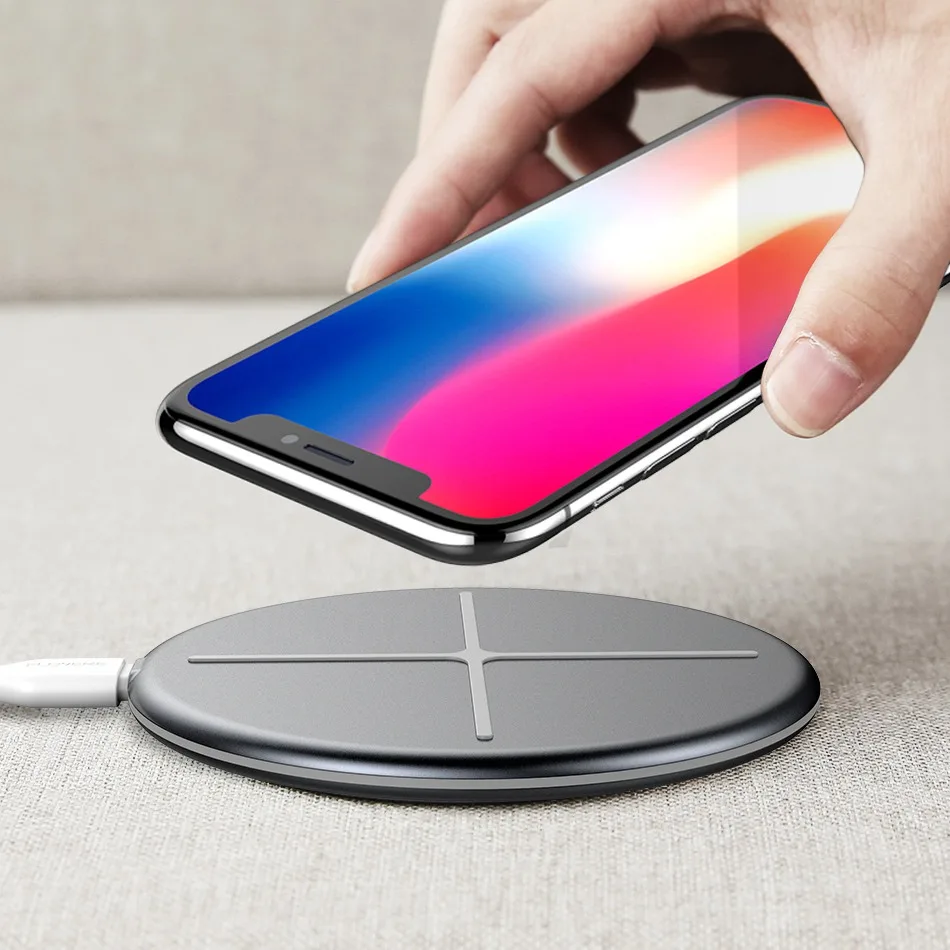 

Free Shipping 1 Sample OK Cell Phone Charger Plate Pad FLOVEME Portable Mobile Phone USB Fast Qi Wireless Charger