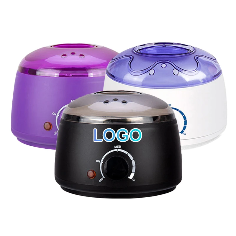 

Professional Salon Hair Removal Wax-melt Machine Electric Body Hair Removal Wax Melting Pot Paraffin Wax Heater, Black / white / purple