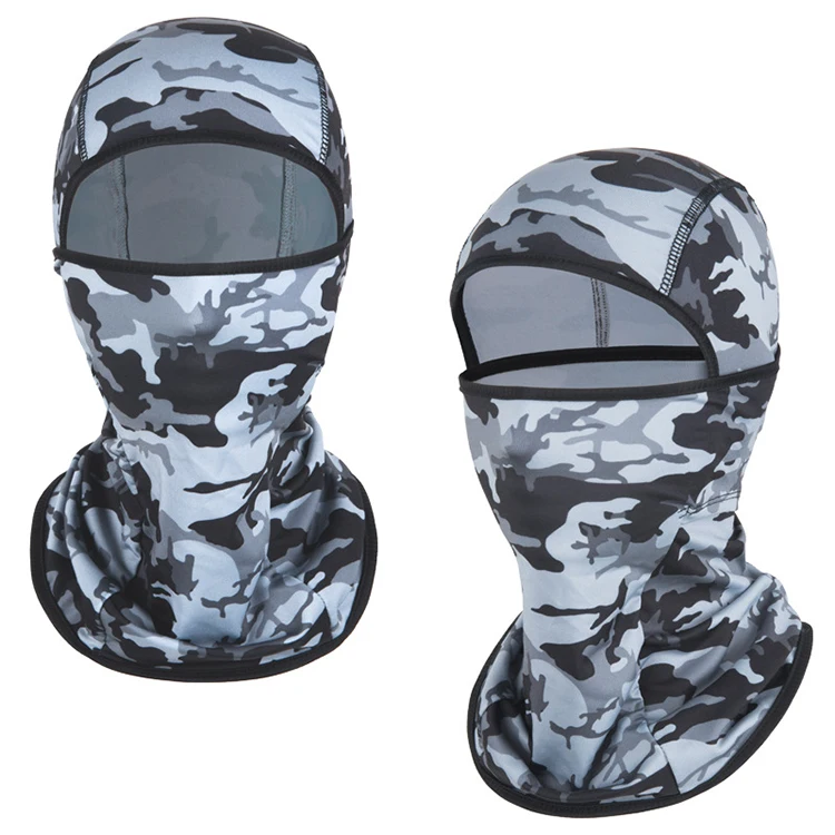

Outdoor Tactical Riding Masked Camouflage Windproof Headgear Cycling Face Mask Turban, Picture shows