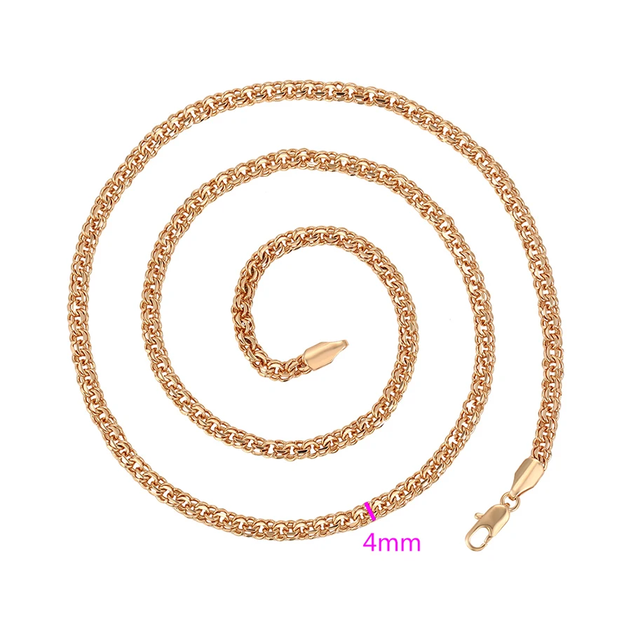 

46237 xuping 2020 new arrival jewelry woman 18k gold plated long chain necklace
