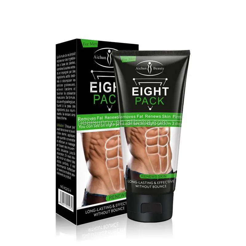 

Fat Burning Lose Weight Stronger Enhancing Muscle Body Shape Men's Slim Abdominal Muscle Slimming Cream, White