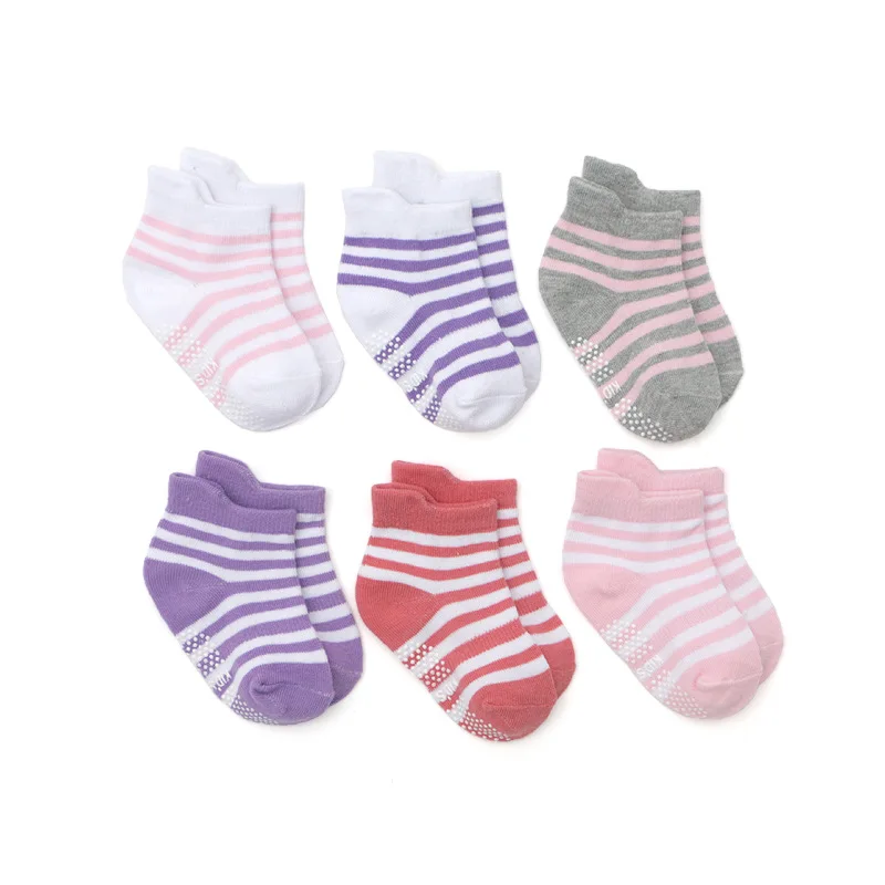 

Non Slip Baby Sock Play Organic Cotton Baby Socks Wholesale Baby Socks Set Gift, Multi-colors