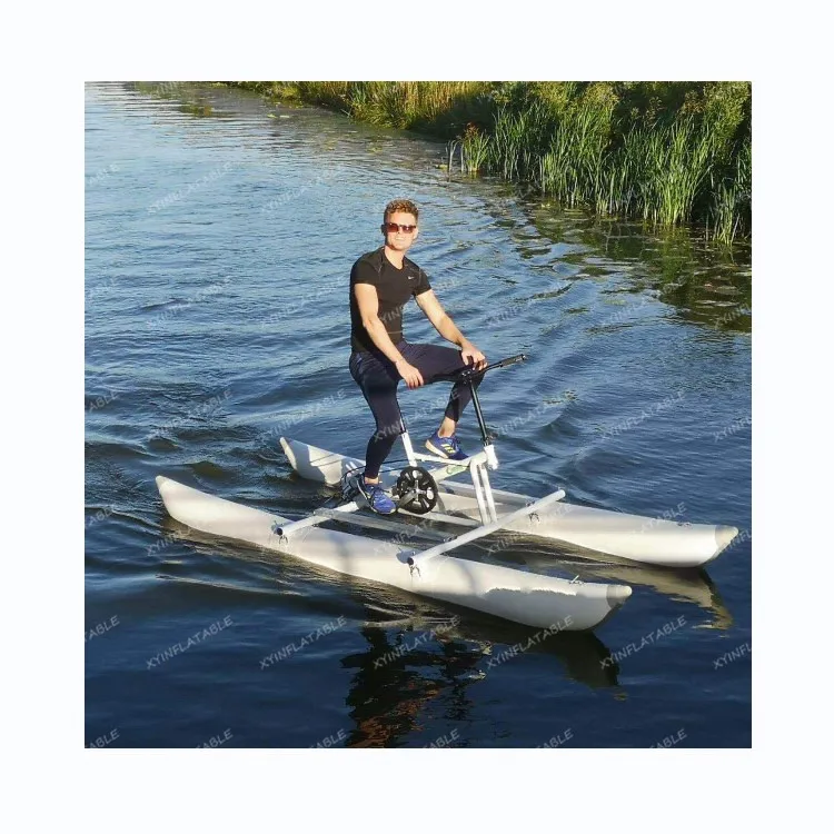

Hot sale customized inflatable water bike pontoons tube for Floats pedal water bicycle, As your request