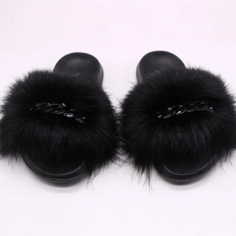 

Original Fur Pom Slippers Slippers Hotel New Product, 20 colors