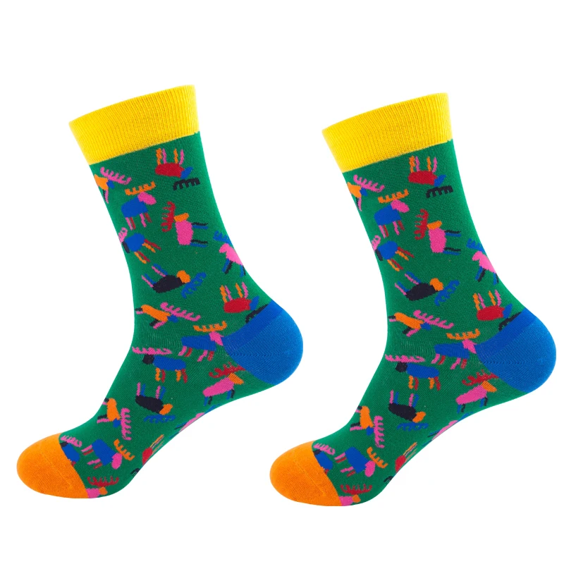 

Wholesale Colored Tube Socks For Men Funny Novelty Happy Crazy Mens Dress Socks, Customized