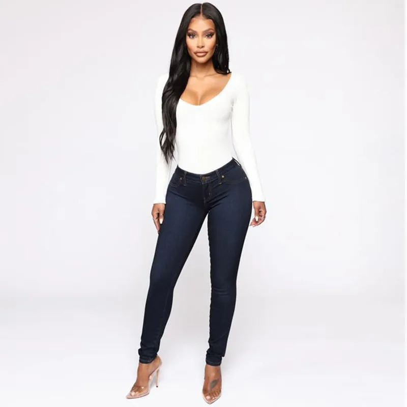 

New Women's Slim Fit Super Stretch Close-Fitting Yoga Feet Jeans Super Stretch Denim Jeans Pant, Color leopard print