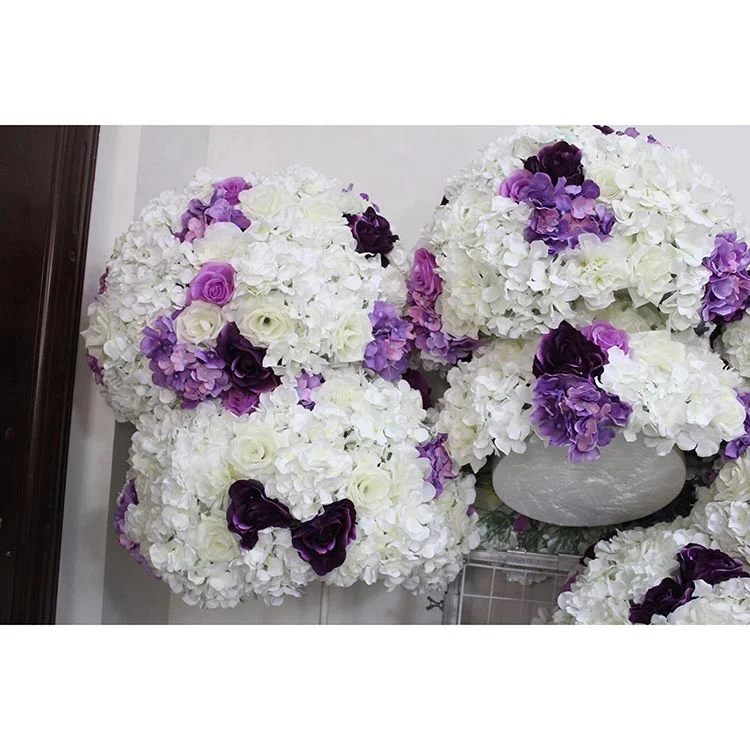 

SPR Most selling products artificial flowers wedding decoration, White with pink