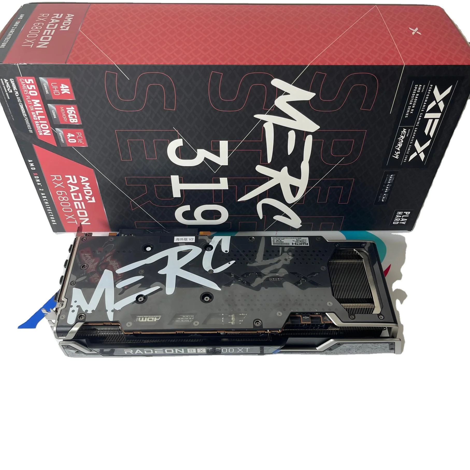 

XFX Stock AMD Radeon RX 6800 XT 16G Gaming Graphics Card with GDDR6 16GB Memory RX 6800XT Video Card