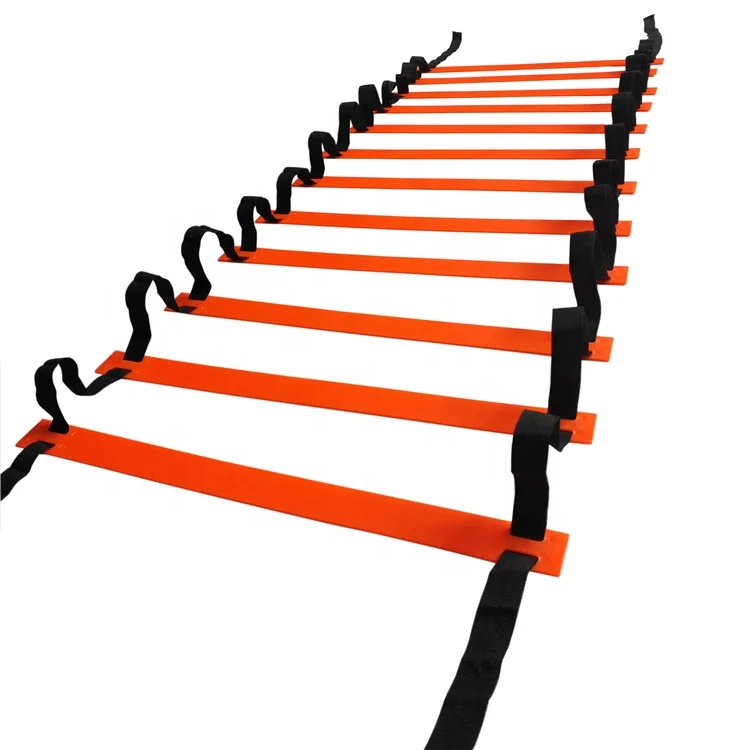 

6meter 12 rungs Amazon hot sales trade assurance adjustable quick step training speed & agility ladder, As picture