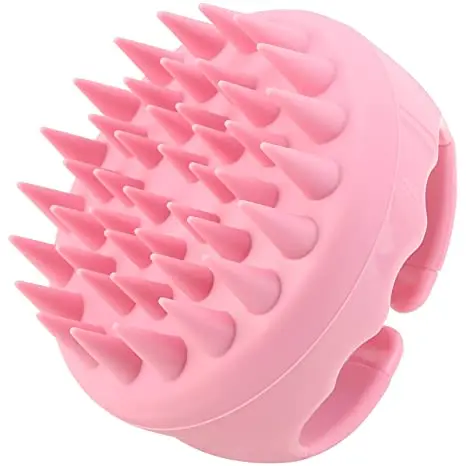 

Amazon best-seller Hair Scalp Massager Shampoo Brush Scalp Massager silicone hair shampoo brush, As picture