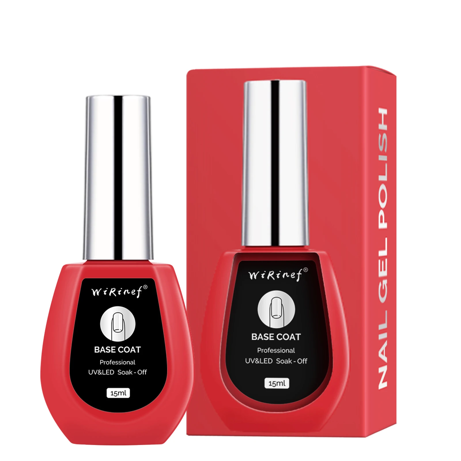 

Top quality base gel High Gloss clear bulk factory supplying gel polish refill no top coat nail gel