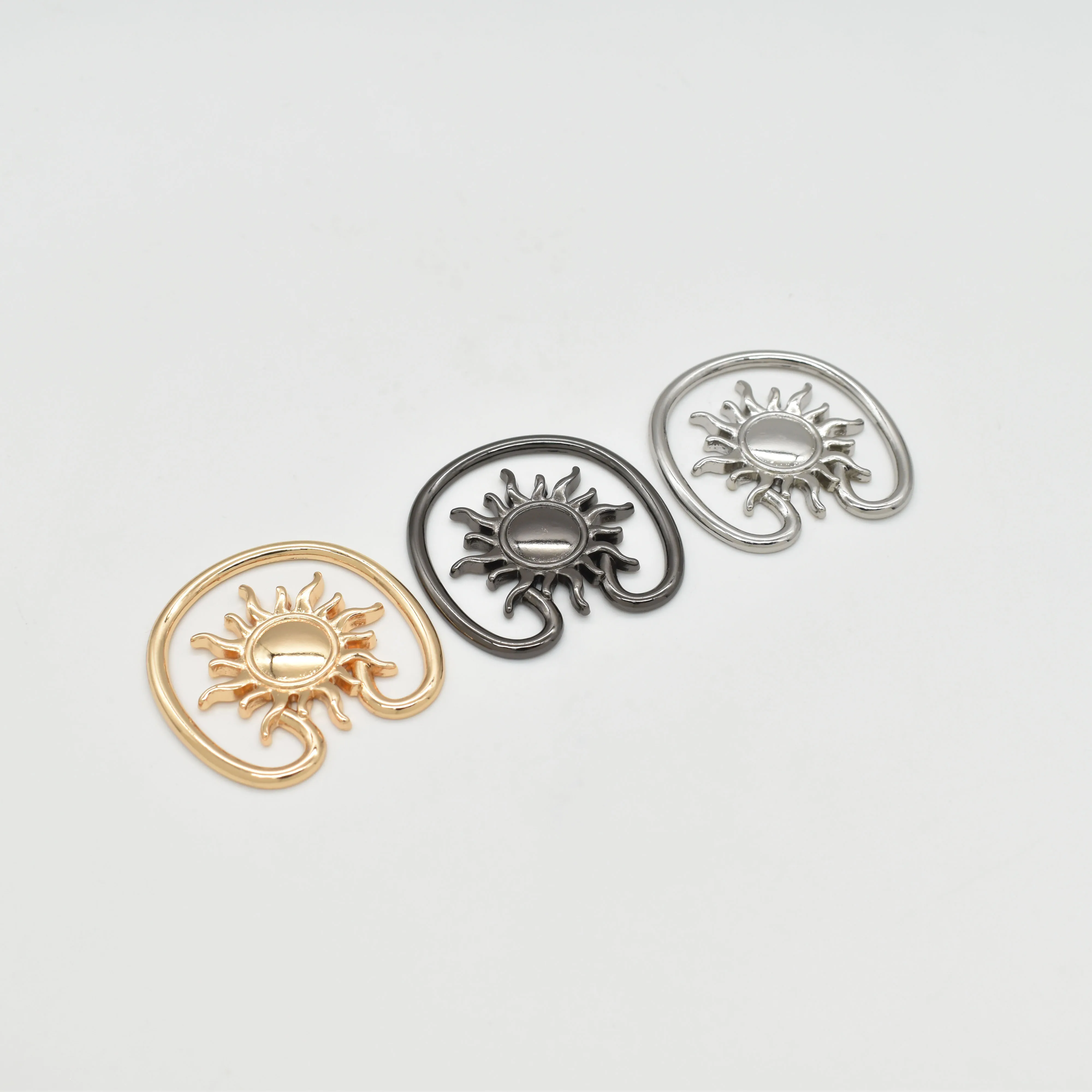 Rust Free Sun Flower Swimwear Accessories Swimsuit Buckles Saltwater Resistant Beachwear Underwear