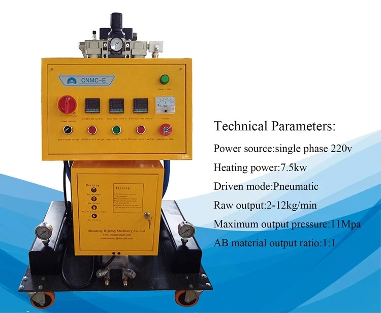 High Pressure Polyurethane Spraying PU Spray Foam Machine for Roof Coating Insulation