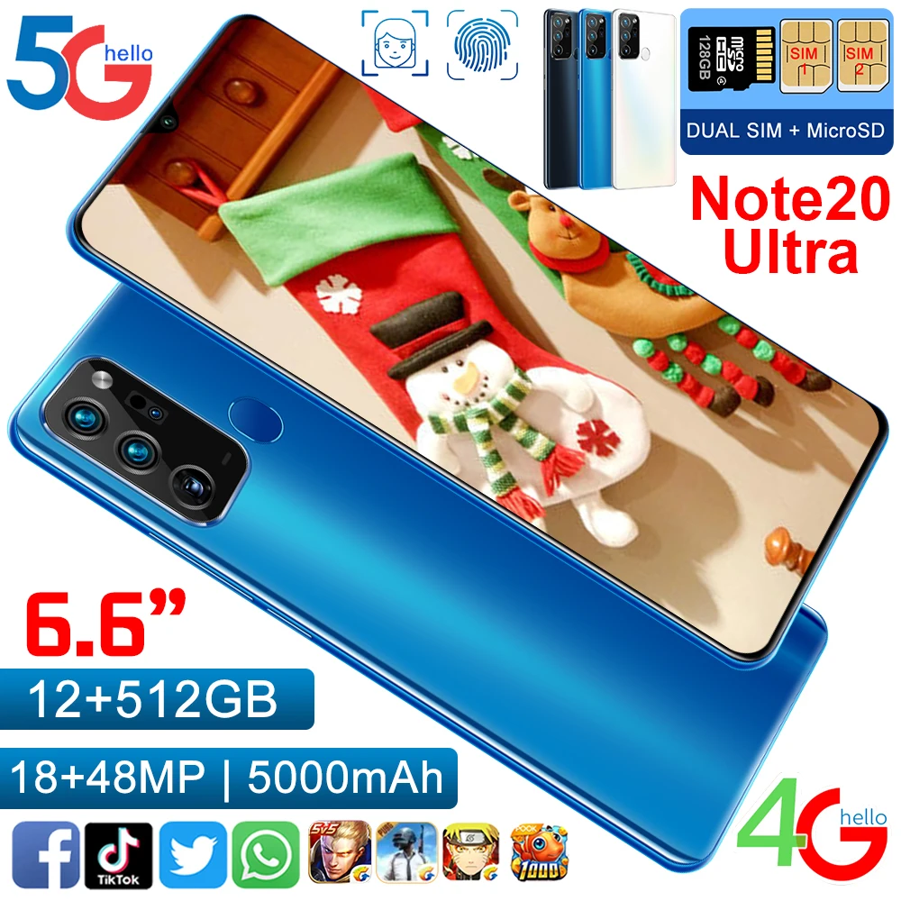 

UK US AU EU Design 6.6Hd note20 Ultra 4g vivo v20 y11 mobile smart phone