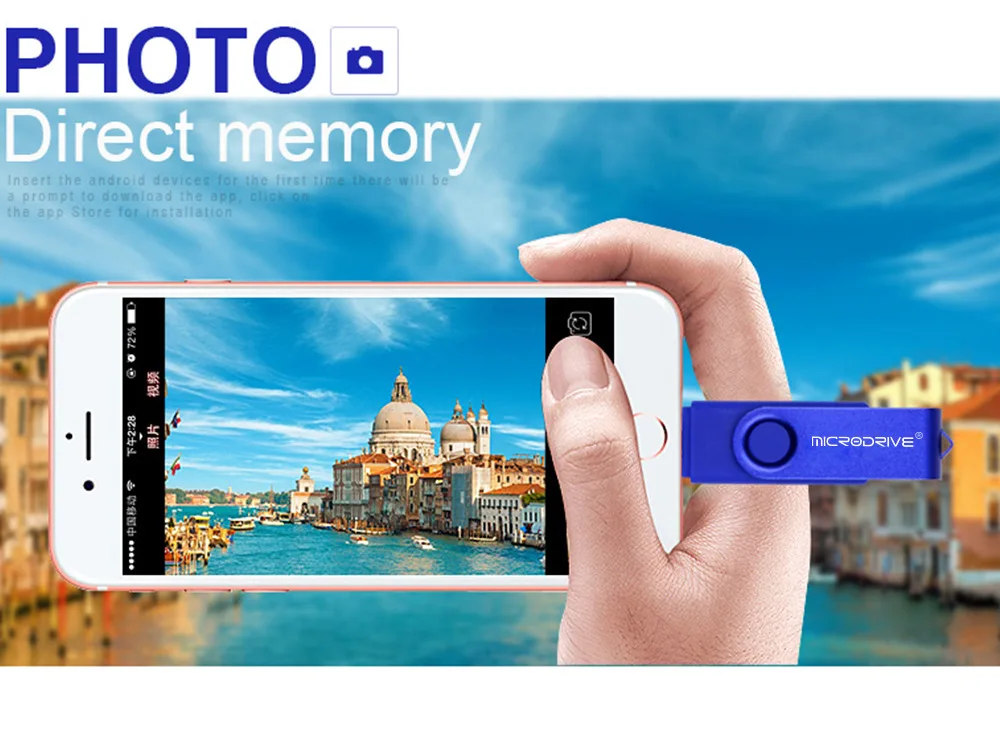 USB flash drive OTG 3 in 1 high Speed drive 64 32 16 8 GB 4GB external storage pen drive Micro USB Stick for iphone android - ANKUX.COM