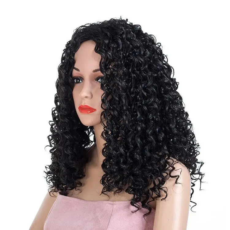 

Wholesale Fashion human hair blend lace front wigs with Spot wholesale