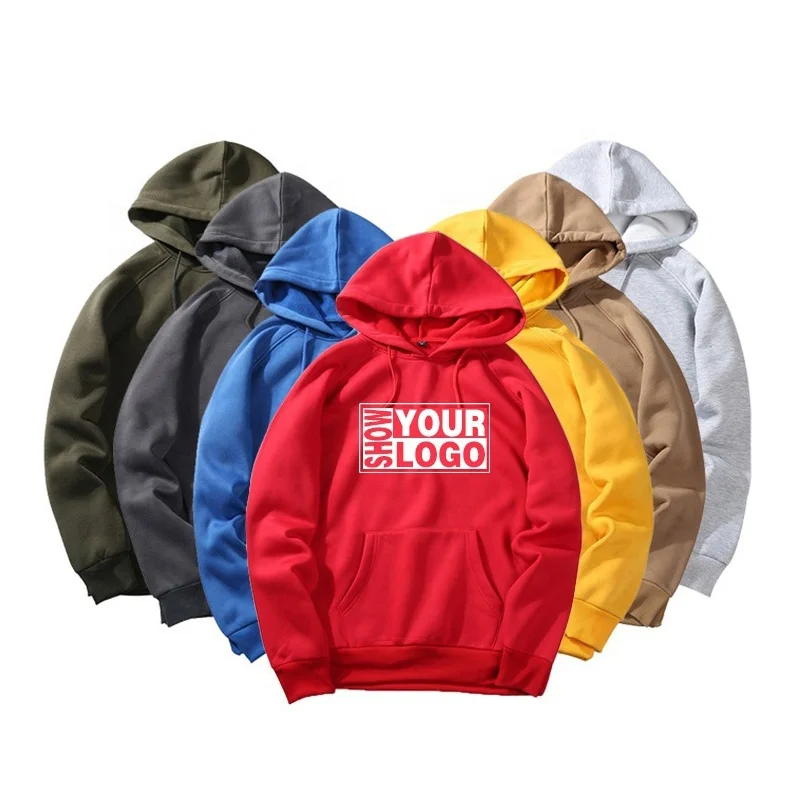 

cuatom LOGO Men's and women's Universal hoodie plus size spring and autumn long-sleeved hooded sweater casual sports S-5XL