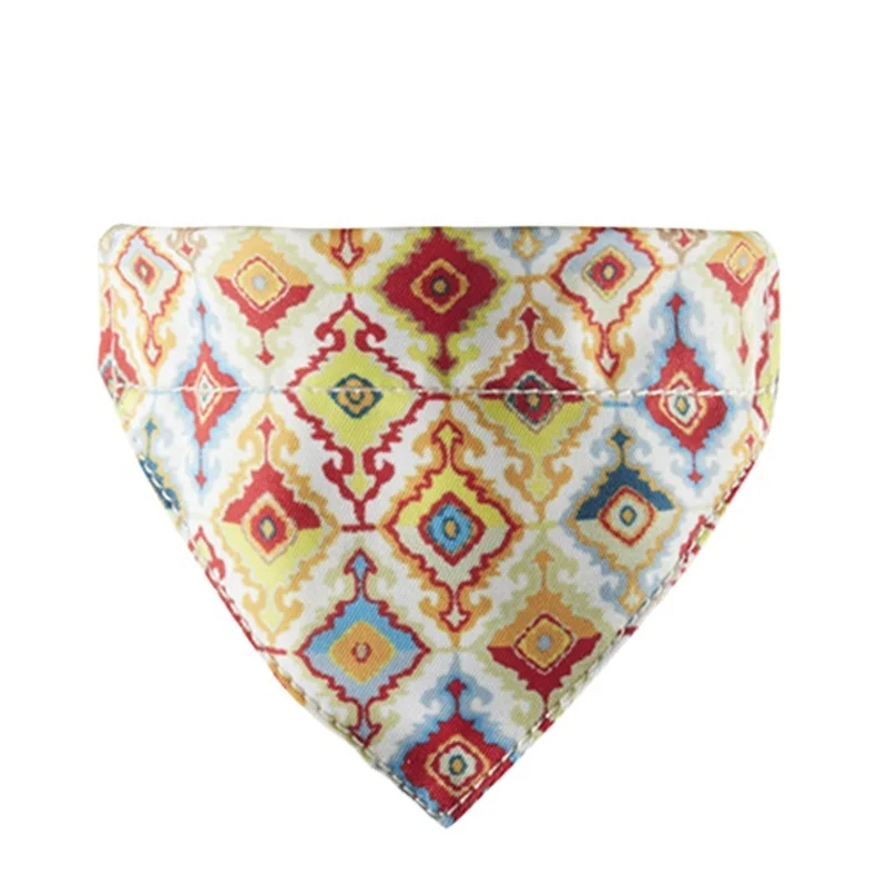 

UFBemoHot Sale New Fashion Printed Pet Dog Bandana Soft Triangle Dog Scarf Printed Pet Dog Headscarf