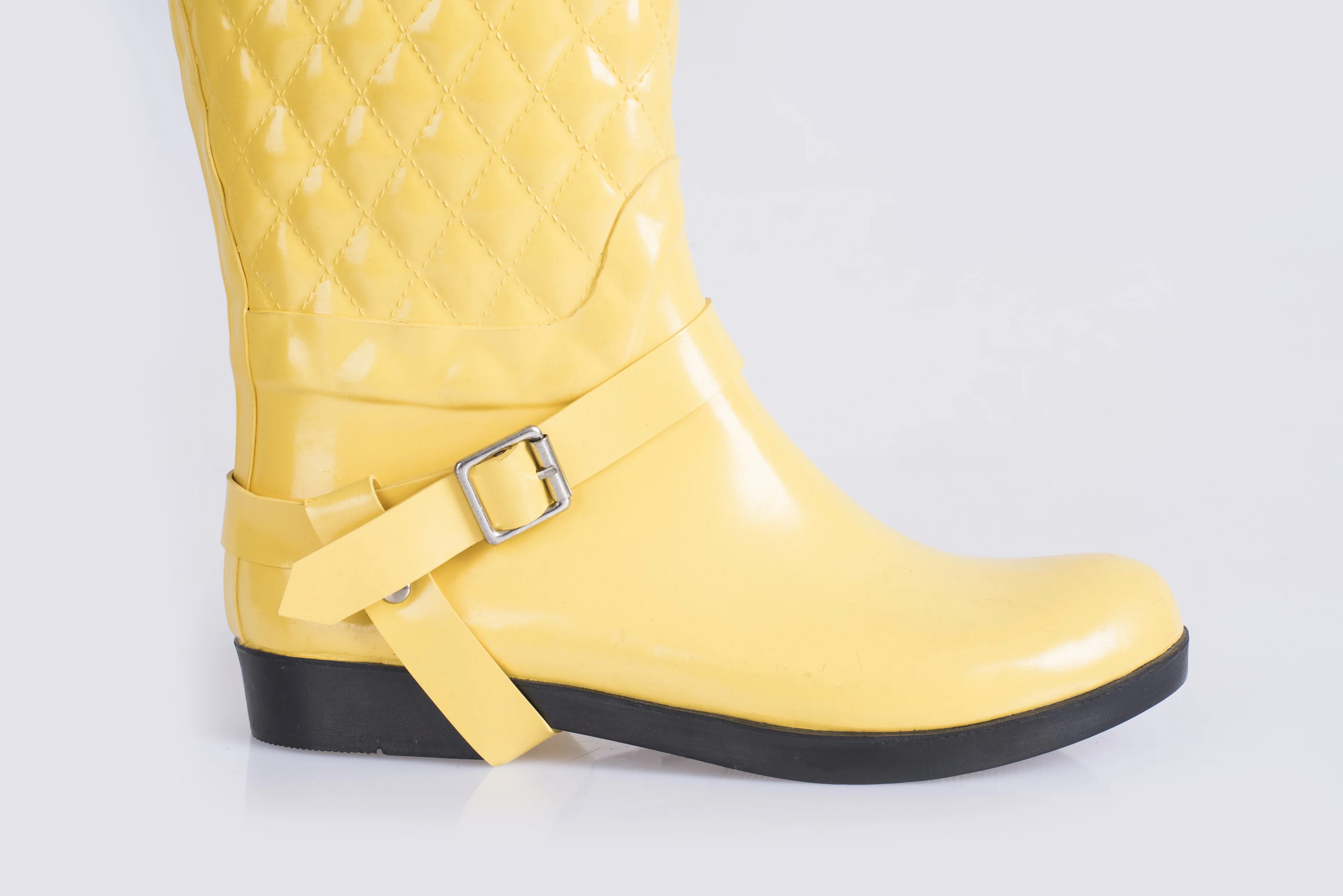 时尚压花女式防水,批发wellington gumboots,橡胶雨靴