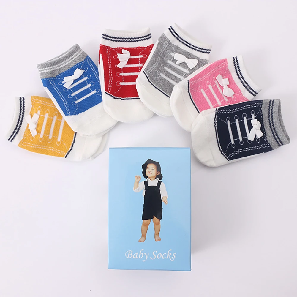 

Cotton baby rubber sole shoe socks baby silicone slipper slouch smart sock Baby sock boy girl gift set box bulk made in China