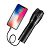 Emergency Rechargeable Zoom T6 LED torch light lamp u flashlight with charger