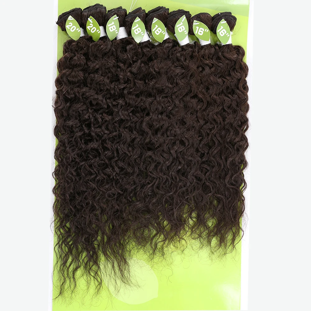 

New wholesale price color hair weft human hair mixed synthetic hair extension