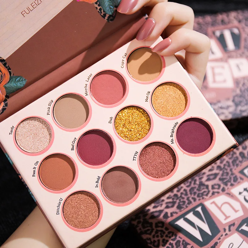

Ready to ship product makeup 12 colors pigment eyeshadow pallete