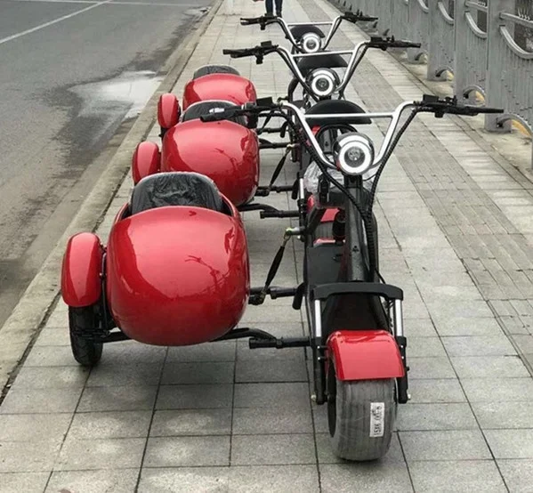 

2021 promotion cheap 1500W side car new three wheel electric scooter