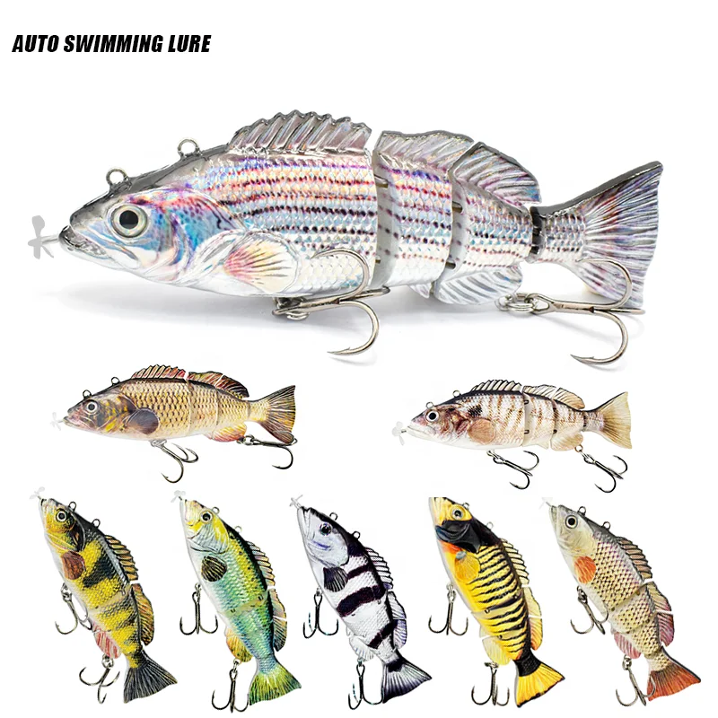 

Peche wholesale isca Isca artificial 13cm 53.7g 4 Segmented electric fishing lure hard plastic fishing bait tackle pesca, 8 colors